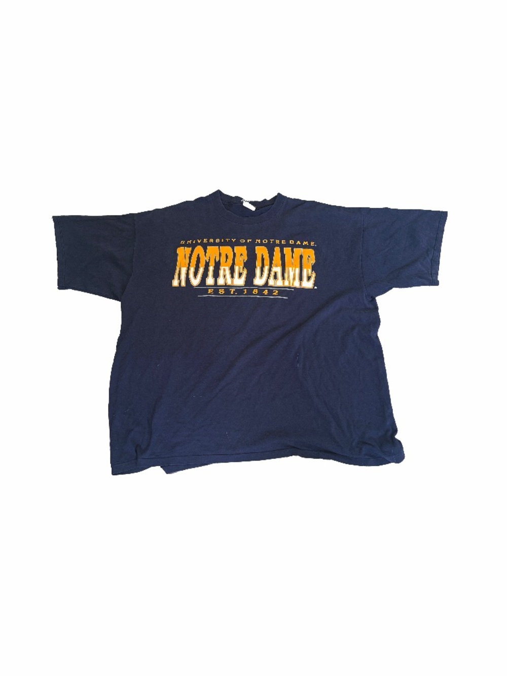Vintage Notre Dame Shirt Fighting Irish College Size XXL 2XL